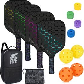 JoncAye Pickleball Paddle Full Set ‚Äì Set of 4