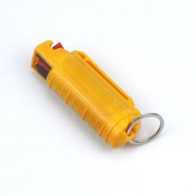 Personalized Mini Self Defense Keychains Suitcase Set Custom Combo Available (Style: Pepper Spray, Color: Orange)