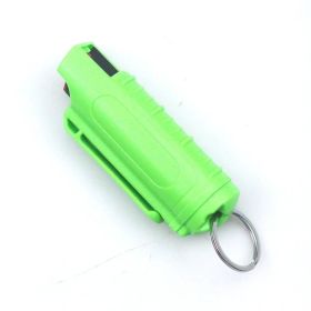 Personalized Mini Self Defense Keychains Suitcase Set Custom Combo Available (Style: Pepper Spray, Color: Green)