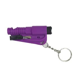 Personalized Mini Self Defense Keychains Suitcase Set Custom Combo Available (Style: Window Breaker, Color: Purple)