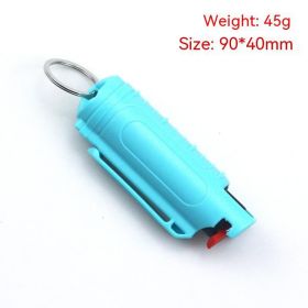 Personalized Mini Self Defense Keychains Suitcase Set Custom Combo Available (Style: Pepper Spray, Color: Teal)