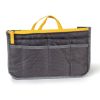 Women Lady Travel Insert Handbag Organiser Makeup Bags Toiletry Purse Liner with Hand Strap